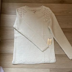 Cream sweater - new with tags